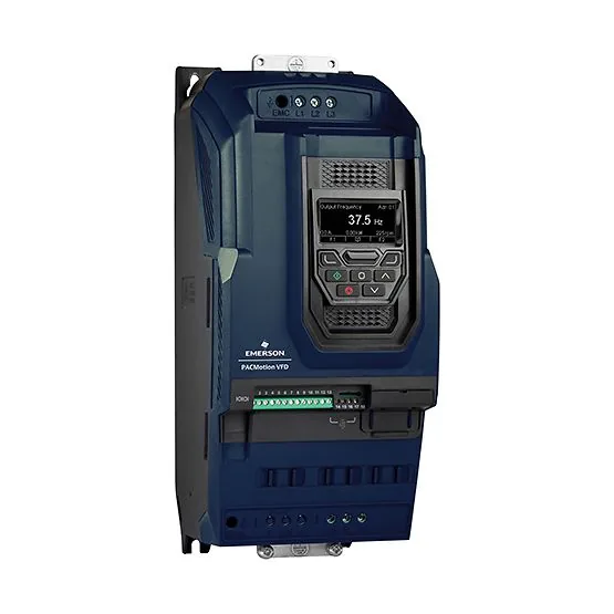 Частотно-регулируемый привод без платы Emerson VFD PACMotion 34 А, 30 л.с., 575В, 3 фазы, IP20