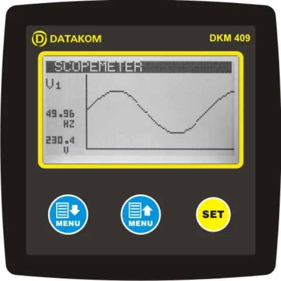 Панель измерения параметров сети DATAKOM DKM-409