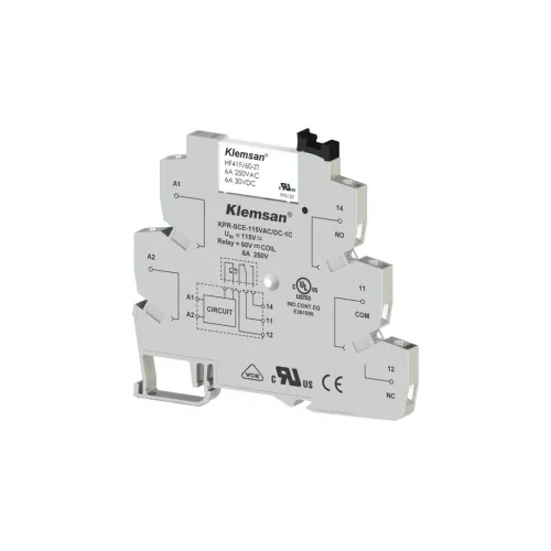 Интерфейсное реле KLEMSAN KPR-SCE-115VAC-DC-1C 6A 270840