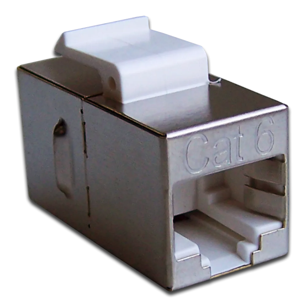 Повторитель портов LANMASTER RJ-45 экранированный кат.6 формата Keystone