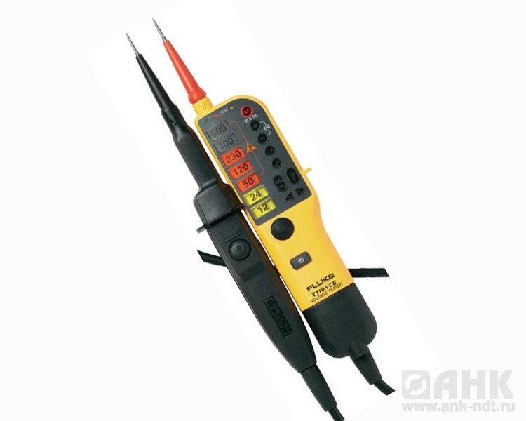 Fluke T110/VDE — тестер напряжения/целостности с переключаемой нагрузкой (версия VDE)