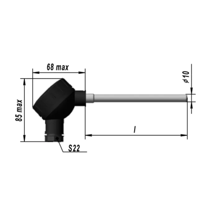 Термопреобразователь сопротивления НПП Эталон ТСМ 9201 медный