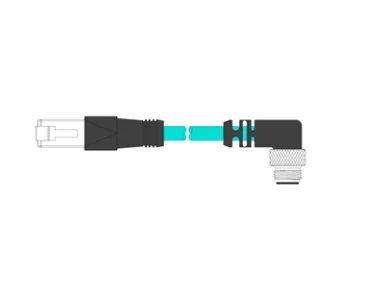 Кабель Ethernet с угловым разъемом, 30 м Cognex CCB-84901-6004-30
